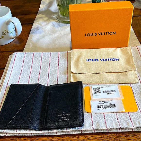 NOT INCLUDED IN SALE. NEW with tags LV Pocket Organizer. Ostrich and Goat Skin. - Picture 1 of 16